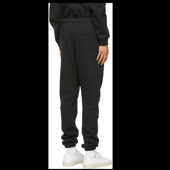 Unisex Fear of God Essentials Black Fleece Reflective Lounge Sweat Pants Joggers - Picture 5 of 5